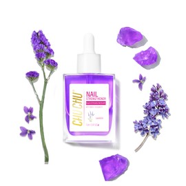 CHUCHU Nail Cuticle Oil Strengthener - Lavender Nail Repair Growth Moisturizing Treatment - Natural Jojoba Vitamin B & E for Dry Cracked Nails