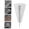 CAXUSD 2pcs Rain Gauge Outdoor Measuring Cup for Weather Monitoring
