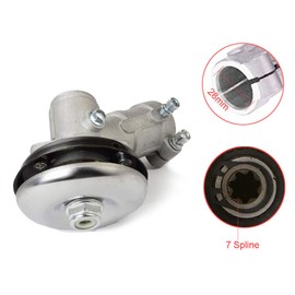 Brush Cutter, Gearbox, Lawn Mower, Angle Gear, Gear Head for Brush Cutter, Lawn Trimmer, Parts Accessories, Garden Tools (28 mm, 7 Teeth)