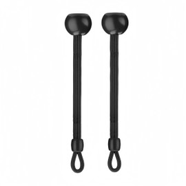 Shade Replacement Parts with Tie Downs,Weather Resistance,Same Size as Original,Compatible with Coolaroo Exterior Roller Shade,Outdoor Blinds(Black 2 Pcs)