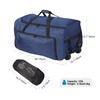 REDCAMP 85L/120L/140L Foldable Duffle Bag with Wheels, Large Travel Duffel