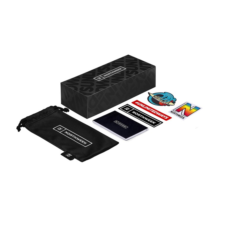 NORTHWEEK Unisex-Erwachsene Wall Phantom Arica Sonnenbrille, Orange (Ambar), 140.0