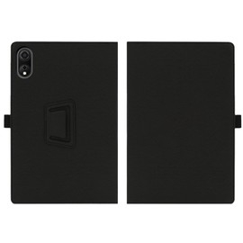 Haofun Case Compatible with Blackview Tab 90 WiFi/Tab 90/Tab 9 WiFi, Slim and Lightweight Flip Case, Foldable, Back Cover Flip Stand, Slim Protective Case with Hand Strap, Black