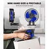 JZCreater USB Desk Fan, Mini Portable Fans, 3 Speeds Desktop