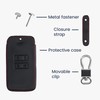 kwmobile Case for Renault 4 Button Car Key Smart Key