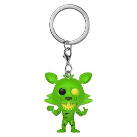 Funko Pop! Keychain: Five Nights at Freddy's - Radioactive Foxy, Multicolor, 59694