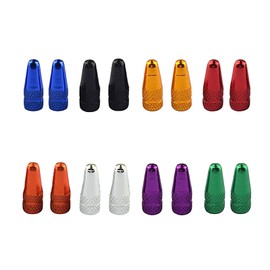 16 Stück Ventilkappen Fahrrad,Fahrradventil,Mehrfarbige Französisch,Aluminium,Reifen Fahrradreifen Set,Fahrradmodifikation,Sclaverandventil,Kappe Staubschutzhüllen Abdeckung Farbig Zubehörteile