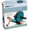 ABS Roller Abdominal Exercise Ab Double Wheel with Knee Pad Mat Home Gym Workout