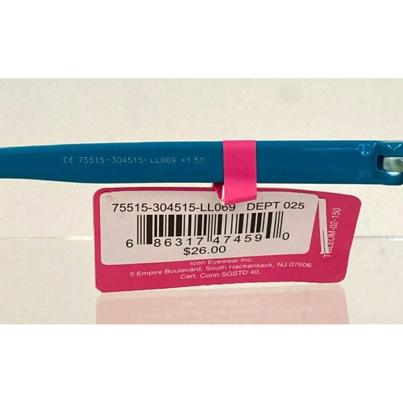 Leoma Lovegrove NEW Pair of Leoma Lovegrove Reading Glasses +1.50