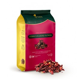 Organic Hibiscus Loose Flowers - Cut & Sifted, 16oz (1 lb) | 100% Pure Dried Hibiscus Flowers for Tea, Crafts & Wellness | Non-GMO, Caffeine-Free Herbal Tea Rich in Antioxidants | Loose Leaf Tea for Wellness, Relaxation, and Immune Support – Perfect for 