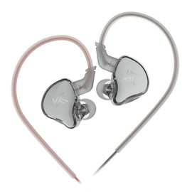QZXYHYN KZ EDCX IEM 10MM Dynamic Coil 3.5MM Plug in-Ear Headphones (no mic, Grey)