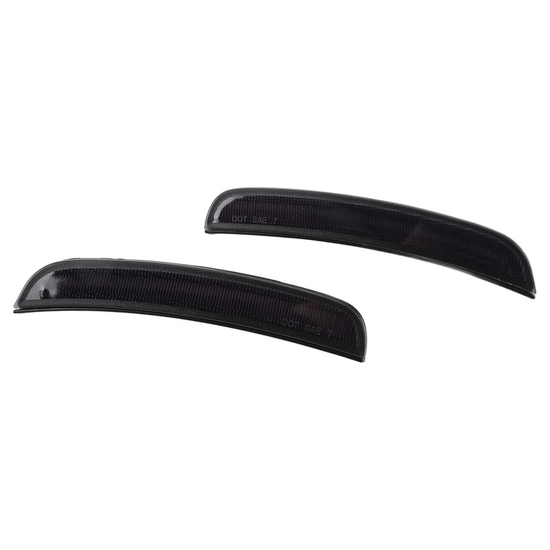 Akozon Side Bumper Marker Light 4 Pieces Front Rear Side