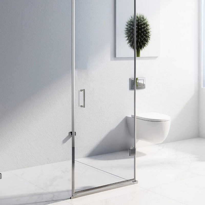 CKB 8" Shower Door Pull Handle, Back to Back Shower