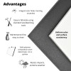 BuyPlastic Dolphin Grey HDPE Starboard, Marine Grade Plastic 1/4" x