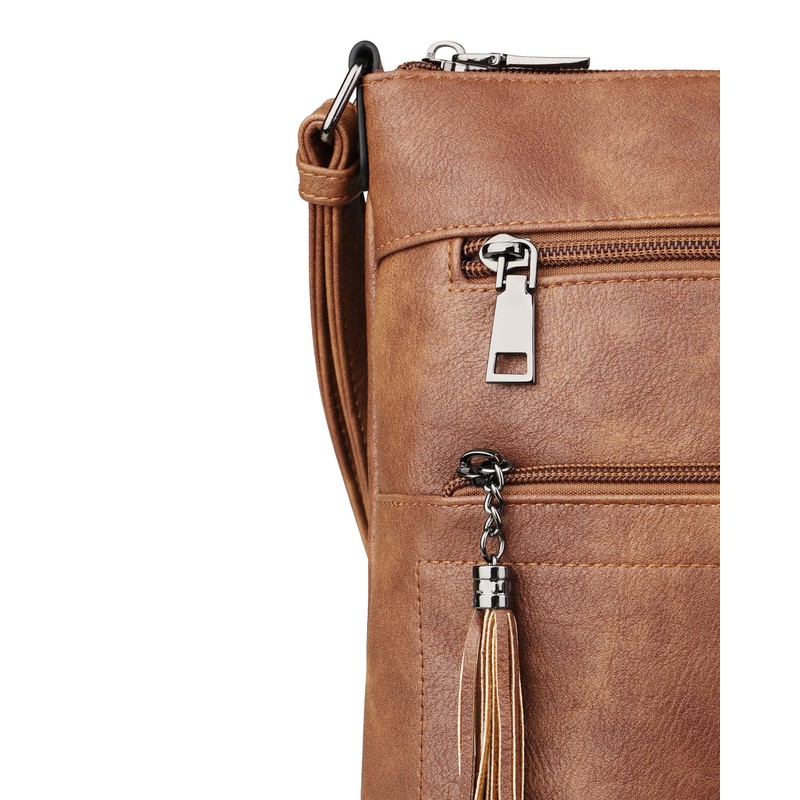 MASINTOR Crossbody Purses for Women, Multi Pocket Casual Crossbody Bag,