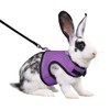 Niteangel Adjustable Soft Harness with Elastic Leash for Rabbits (M,