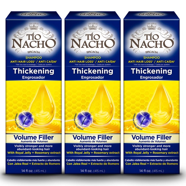 Tio Nacho Volume Filler Shampoo Value, 14 Fl Oz (Pack of 3)