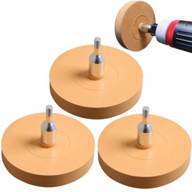 Bath & Bath Rubber Tracer Tool Electric Drill Sticker Removal Cleaning Car Body 3.5 inches (88 mm) Shank Diameter 0.2 inches (6 mm) 3 Pieces