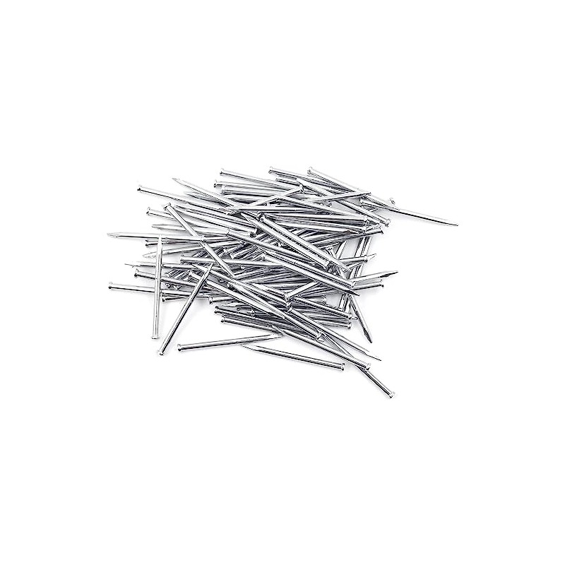 Design61 100 x Steel Nails Skirting Board Pins Nail 1.4