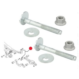ASC Eccentric Camber Bolt - Rear Lower - L/R - Replacement For Seat Alhambra, Altea, Leon x2
