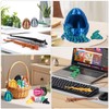 3D Printed Dragon Egg,Easter Crystal Dragon, Pearlescent for Easter Basket