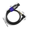 MEIRIYFA Speakon to 1/4 Mono Speaker Cable, 6.35 mm (1/4