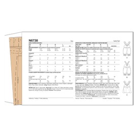 New Look UN6738A Babies' Rompers and Dress Sewing Pattern Packet, Design Code N6738, Sizes NB-S-M-L