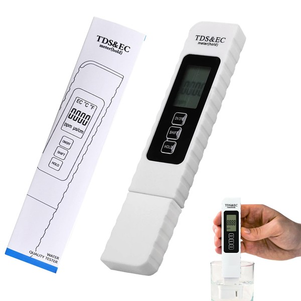 Nouiseuns Drinking Water Tester Digital – 4-in-1 TDS Tester with