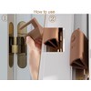 Elfzone Door Hinge Cover - Door Pinch Guard,Hanging Silicone Pinch