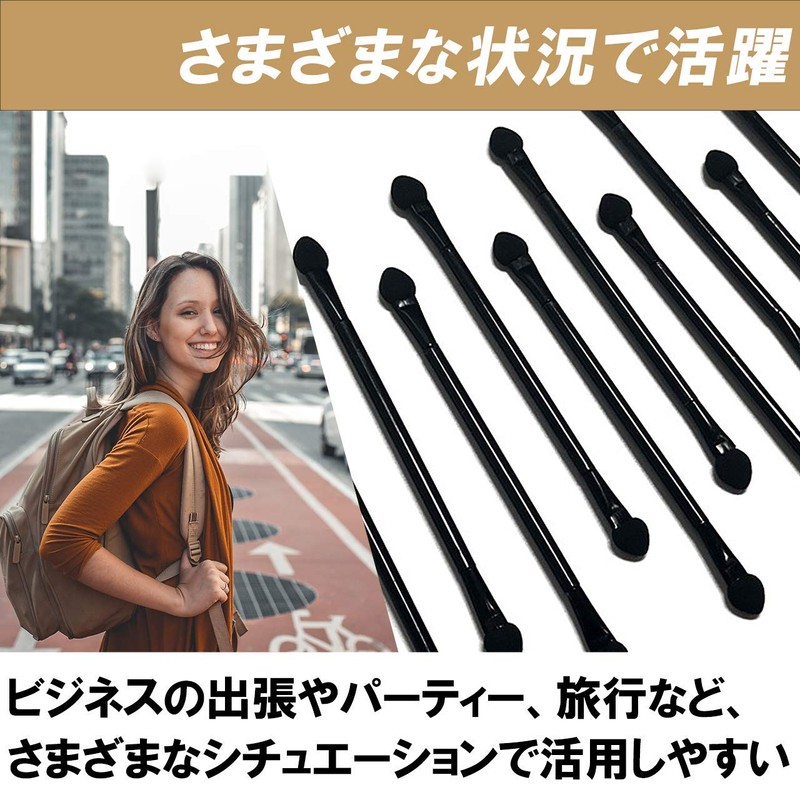 Hamilo Eyeshadow Sponge Stick, Disposable, Business Trip, Travel, Set of
