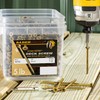 Saberdrive Tan XL1500 Coated Exterior Star Drive Multi-Purpose Deck Screws,