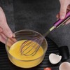 Evanda Rainbow Whisk Set of 3 Stainless Steel Titanium Plated