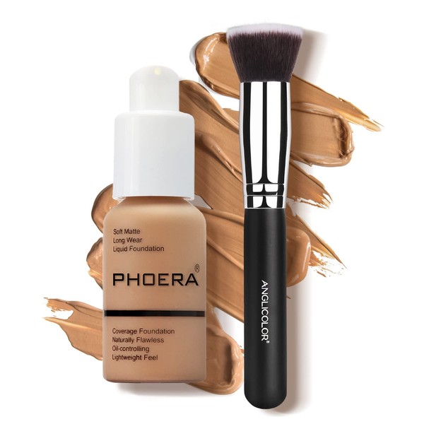 30ml Foundation Liquid, Foundation Full Coverage 24HR Matte Oil Control