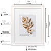 Hogaryo 11x14 Picture Frames White, Display Picture 8x10 with Mat,