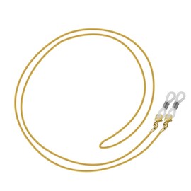 VIPERMARK 2 Pieces Of Eyeglass Chains,Silicone Anti Slip Rings,Sunglasses Chains-Silver+Golden