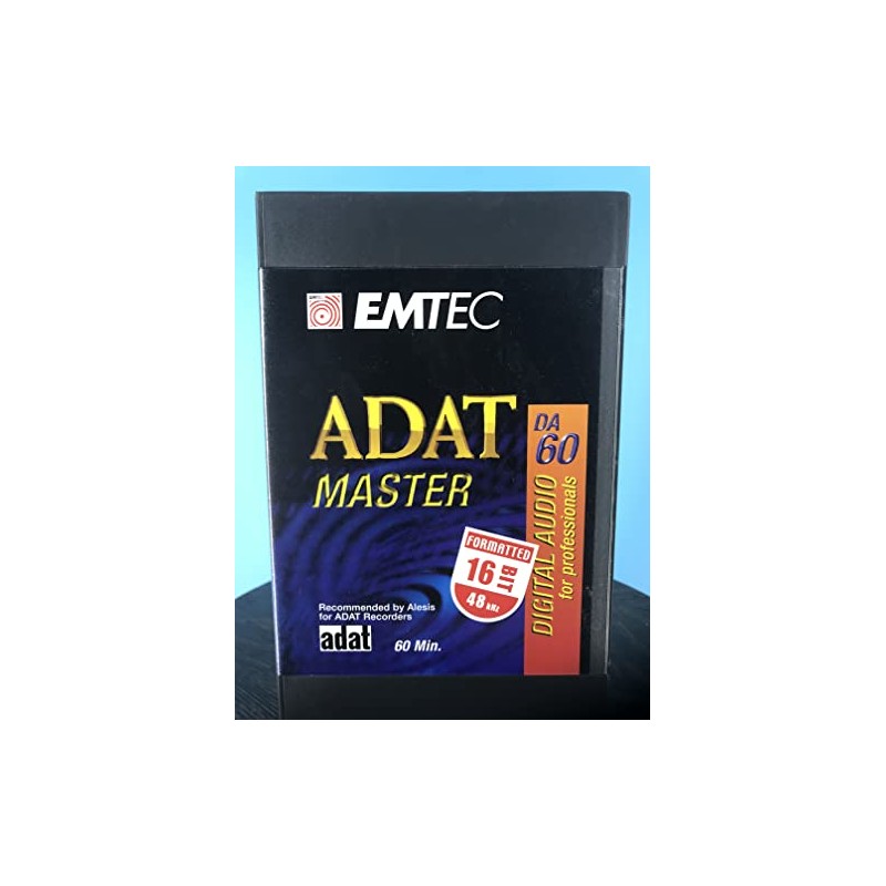 EMTEC 60-Minute 16 BIT FORMATTED Blank ADAT Studio Master Single