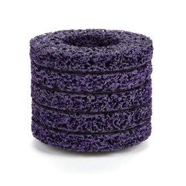 5 Piezas de Discos de Tira para Amoladoras Angulares, 100 mm Disco de Pulido para Herramientas de Pulido, Muela Multifuncional para Esmerilar, Rueda de eliminación de óxido