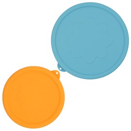 2 Pack Silicone Replacement Lids Only Fit for Pyrex 7401-S 3-Cup, 7402-S 6 Cup Sculpted Glass Mixing Bowls, Durable & Soft Covers, Reusable & Food Grade Silicone, Dishwasher & Microwave Safe