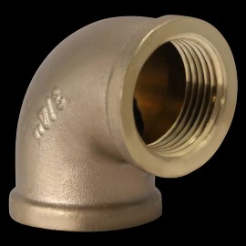 XFITTING 2 Pcs XFITTING 3/4" FIP x 3/4" FIP Elbow, Female NPT Brass Elbow, 90 Degree