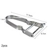 Jagowa 2PCS Potato Peelers Fruit Vegetable Peeler Stainless Steel Rotatable