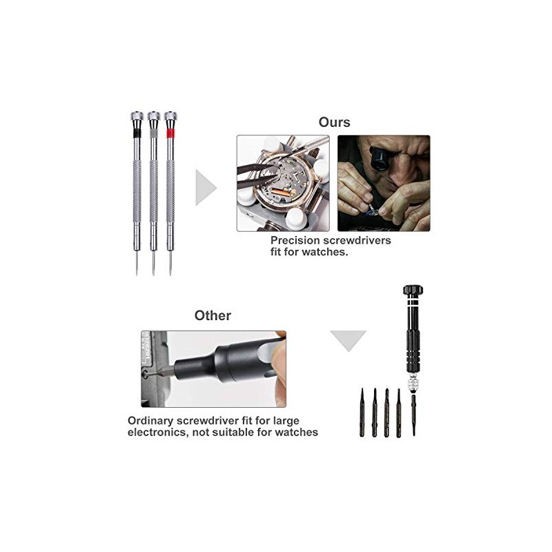 Anezus 187pcs reloj Kit de reparación