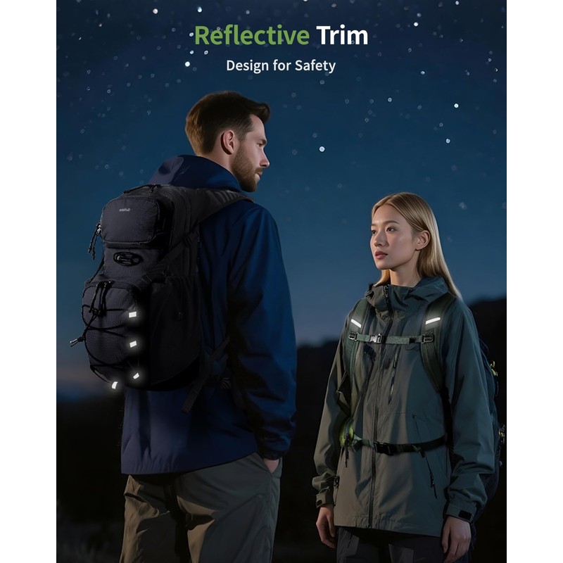 ECOHUB Hydration Backpack for Men Women, 20L Lightweight Hiking Daypack