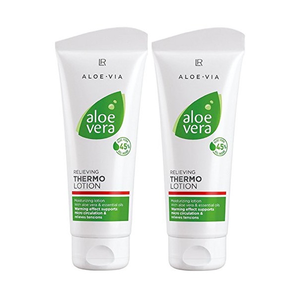 R LR Aloe Via Aloe Vera Entspannende Thermolotion 2 x