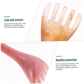 2pcs Massage Comb, Guasha Scraping Scalp Comb, Multi-Functional Handheld Scalp Massage Tool, Massager for Scalp Caring, Relaxation, Acupoint Treatment