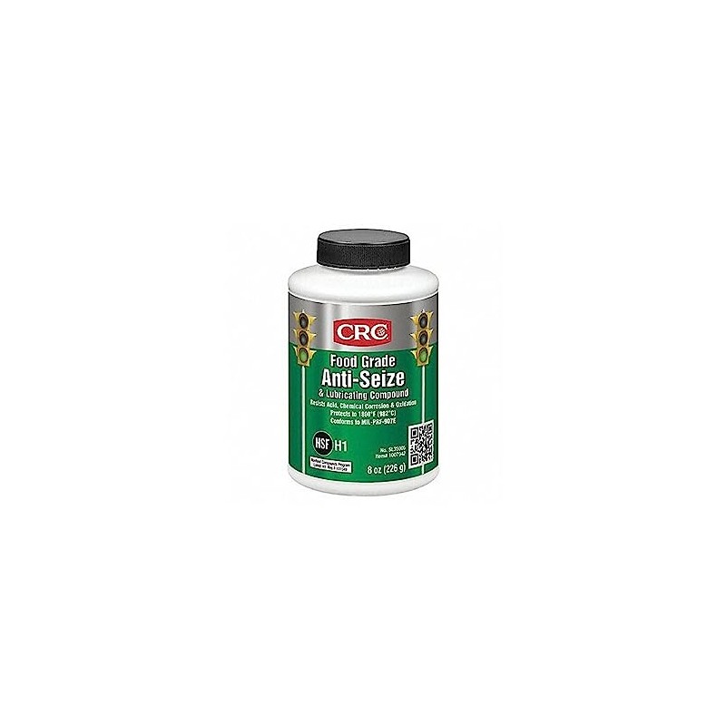 CRC Food Grade Anti-Seize & Lubricating Compound, 8 Wt Oz,