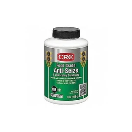 CRC Food Grade Anti-Seize & Lubricating Compound, 8 Wt Oz, Anti-Seize Grease for Fittings, Bushings, Flanges, Headers, NSF H1 Registered