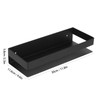 30cm Matt Black Shelf Stainless Steel Bathroom Shelf Kitchen Storage