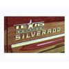 3 Count Silver+Black 3D Texas Edition Emblem Compatible with Chevy