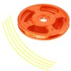 Aluminum Mower 4-Trimmer Line Head, Universal Replacement Strimmer Heads String