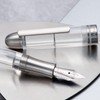 Asvine P36 Titanium Fountain Pen Piston Filling, Stub Nib 1.1mm